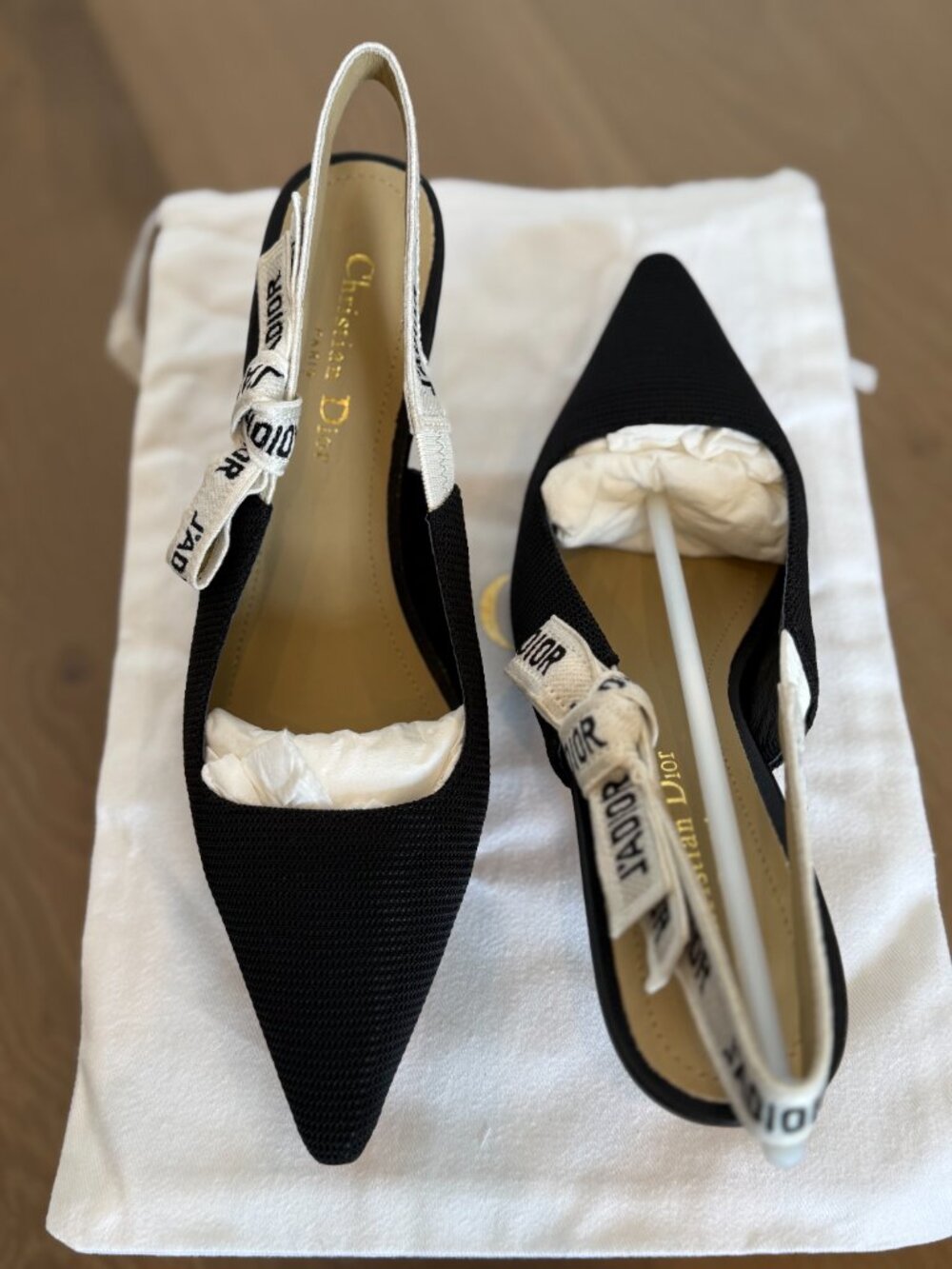 Christian Dior J'Adior Black Slingback Pumps EU 37 US 7 - Picture 6 of 9
